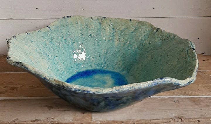 Mypotteryart.bcn - Wholesale Decorative Plate/Dish/Bowl - Large Ceramic Bowl, Centerpiece, Fruit Bowl, Single Piece3