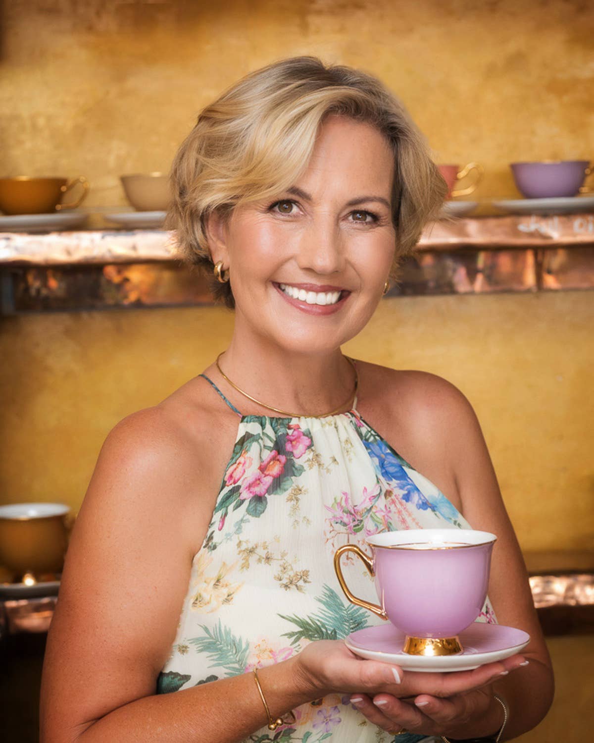 LyndalT - Wholesale Coffee/Tea Cup - XL Lavender Teacup and Saucer - 375mL3