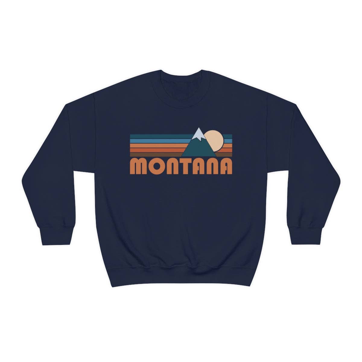 Hey Mountains - Wholesale Graphic Sweatshirt - Women's - Montana Sweatshirt - Retro Mountain Unisex1