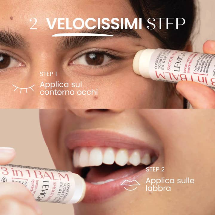 SENSO NATURALE - Vendita all'ingrosso Kit per la cura del viso - Kit viso nutriente antiage per occhi, viso e labbra – 3 prodotti4