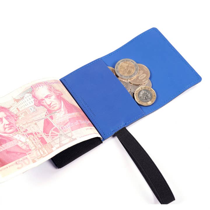 TROVE - Wholesale Card Holder - Women's - TROVE Cash Wrap: Reflex Blue