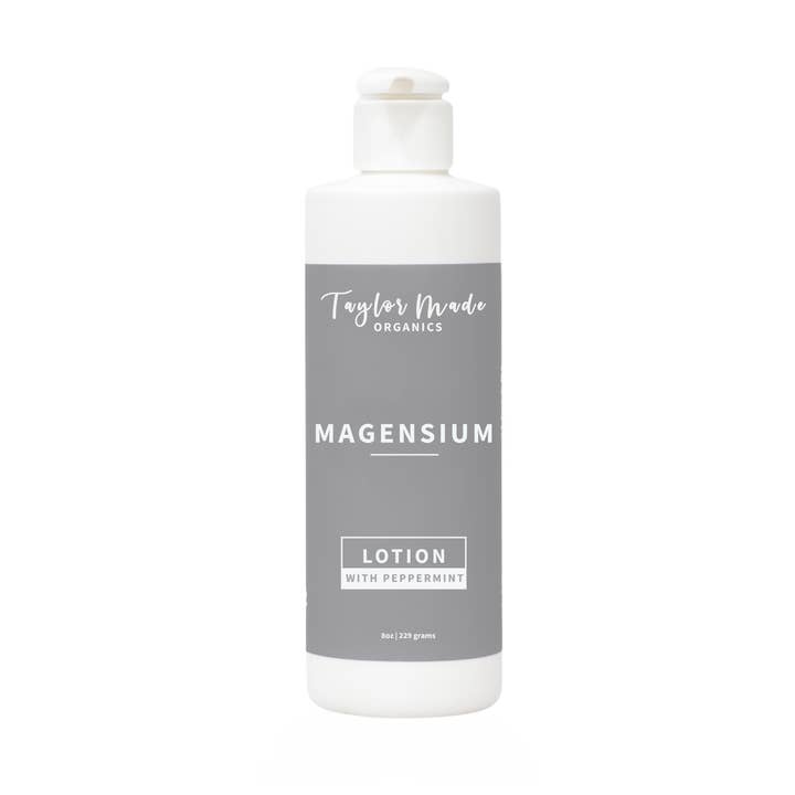Lotion au magnésium – Soulagement des muscles et du stress, soutien au sommeil pour la vente par Taylor Made Organics