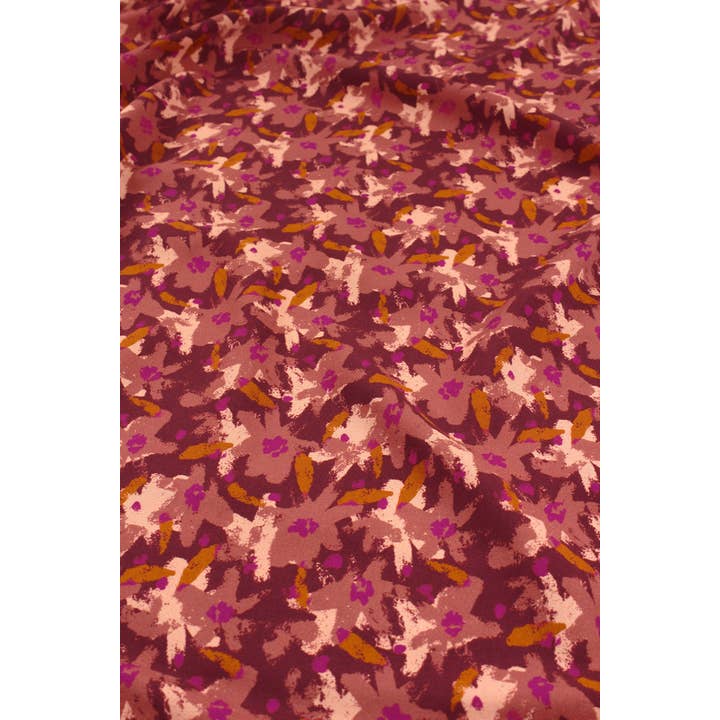 Eglantine et Zoé - Wholesale Fabric - Edel Terracotta Viscose Fabric10