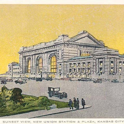 Art Print MO-215 Union Station, Kansas City for wholesale by Found Image Press