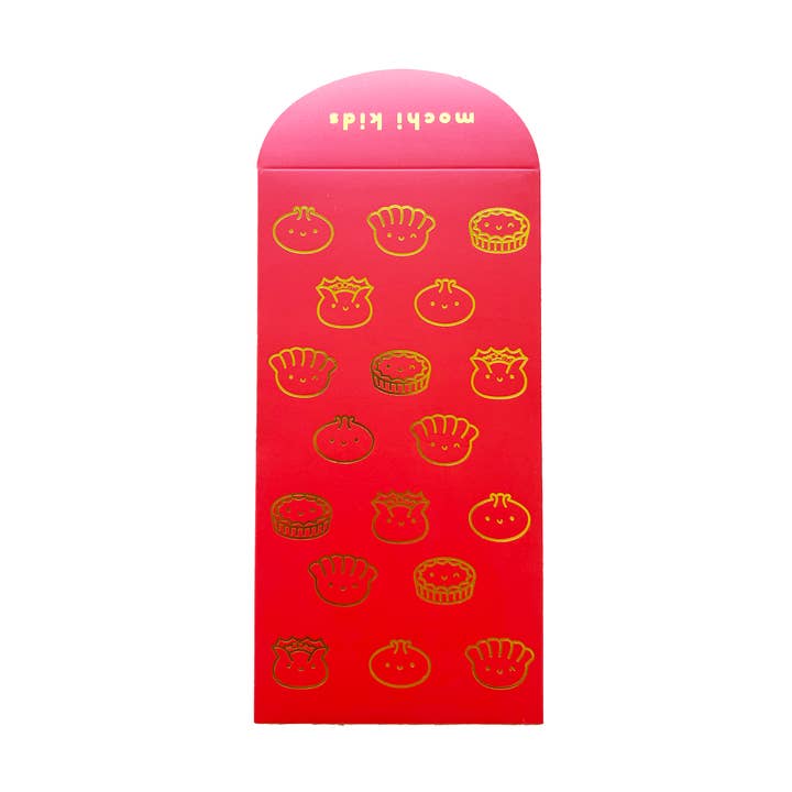 Dim Sum Lunar New Year Rode Enveloppen (Set van 3) voor wholesale door Mochi Kids