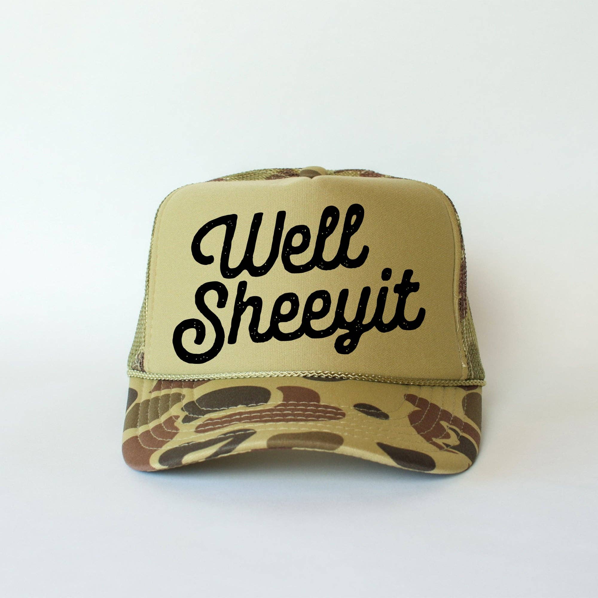 Camouflage Casquette Trucker Snapback Camo Well Sheeyit en vente sur Faire1