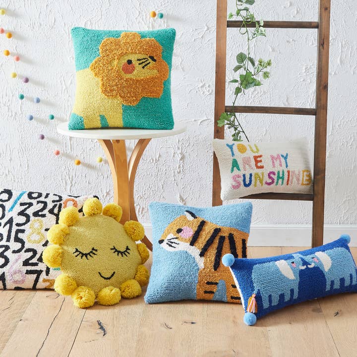 Peking Handicraft - Wholesale Throw/Decorative Pillow - You Are My Sunshine Hook Pillow - Ampersand2