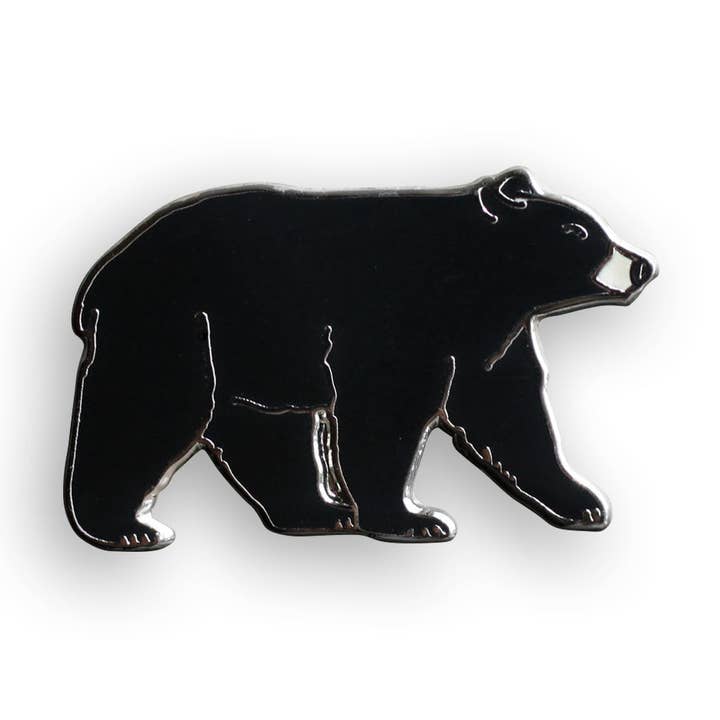 Black Bear Pin for wholesale by Adventure Booty