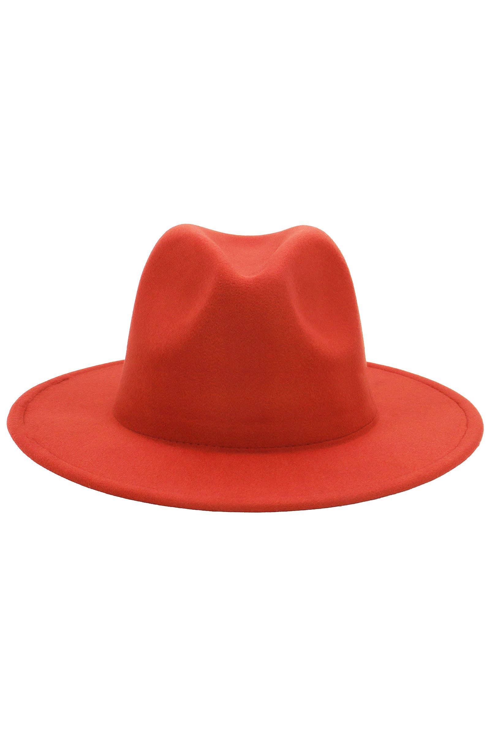 Cap Zone - Wholesale Fedora – Women’s - Solid Plain Standard Brim Felt Rancher Hat16