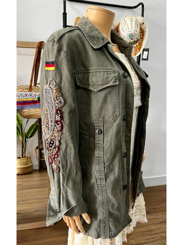 TABITHA - Wholesale Jacket - Women's - Army Vintage Jacket8