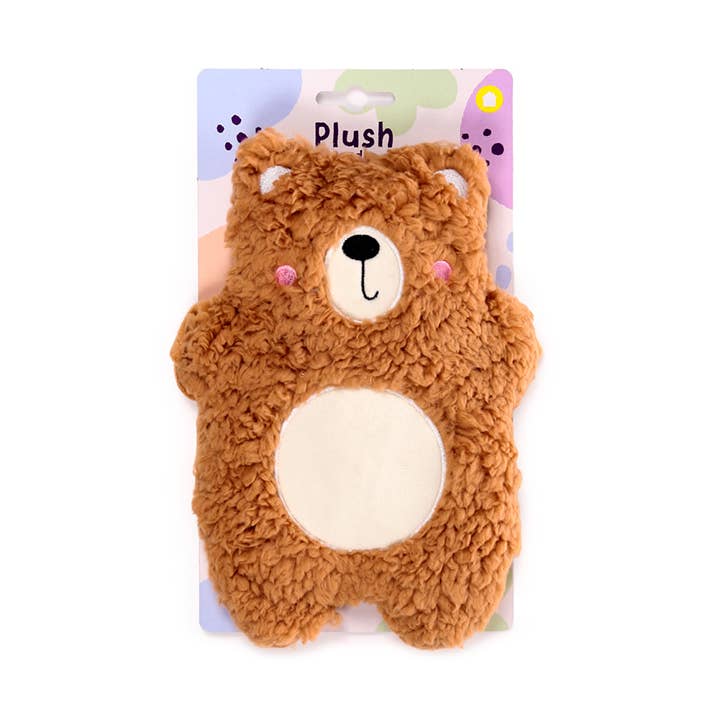 Paquete térmico de peluche color lavanda con forma de oso de peluche para microondas para venta al por mayor de Puckator Ltd
