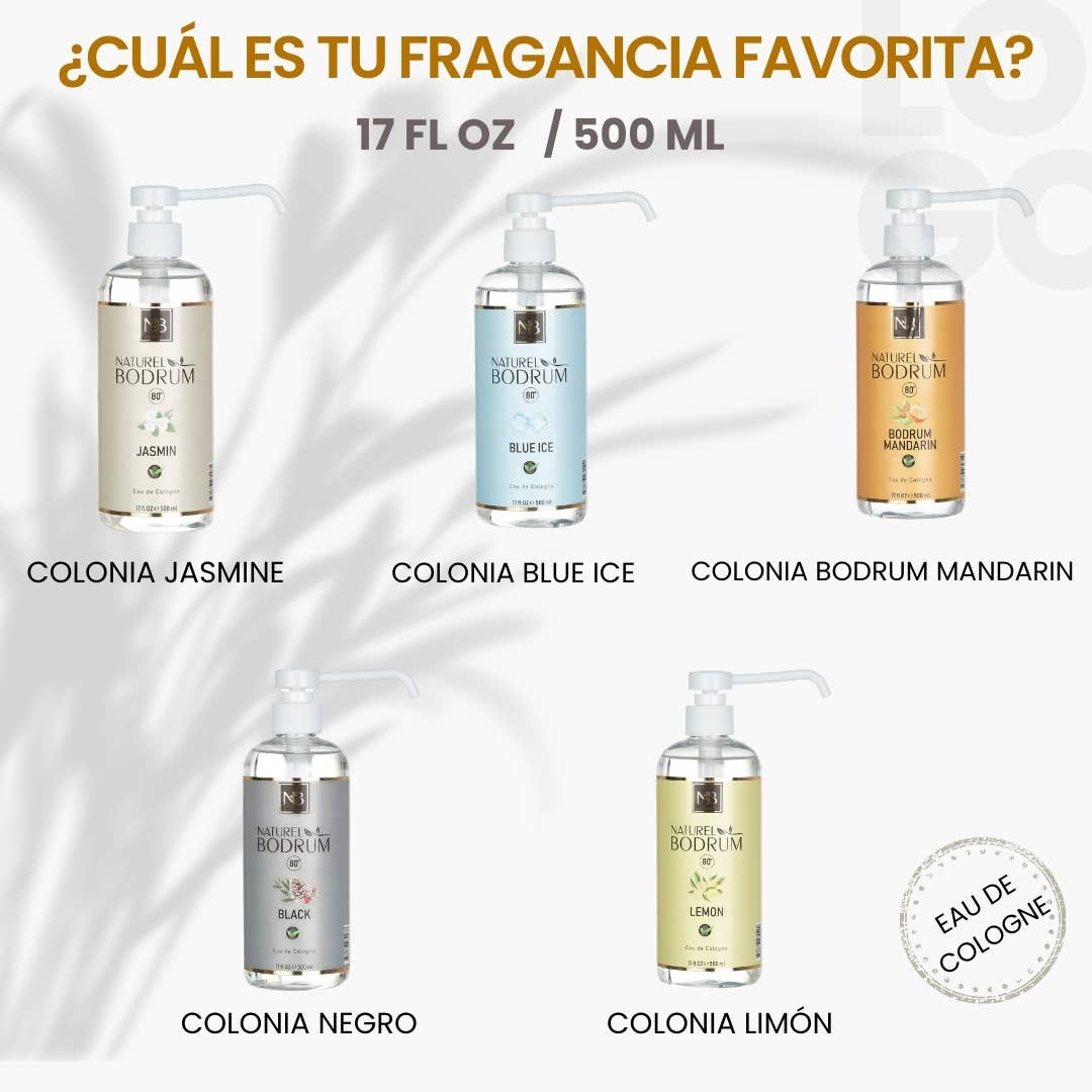 NB NATURAL BODRUM – Colónia em spray por atacado – Colónia Negra Extra Forte 17 Oz Nb Colónia Turca14