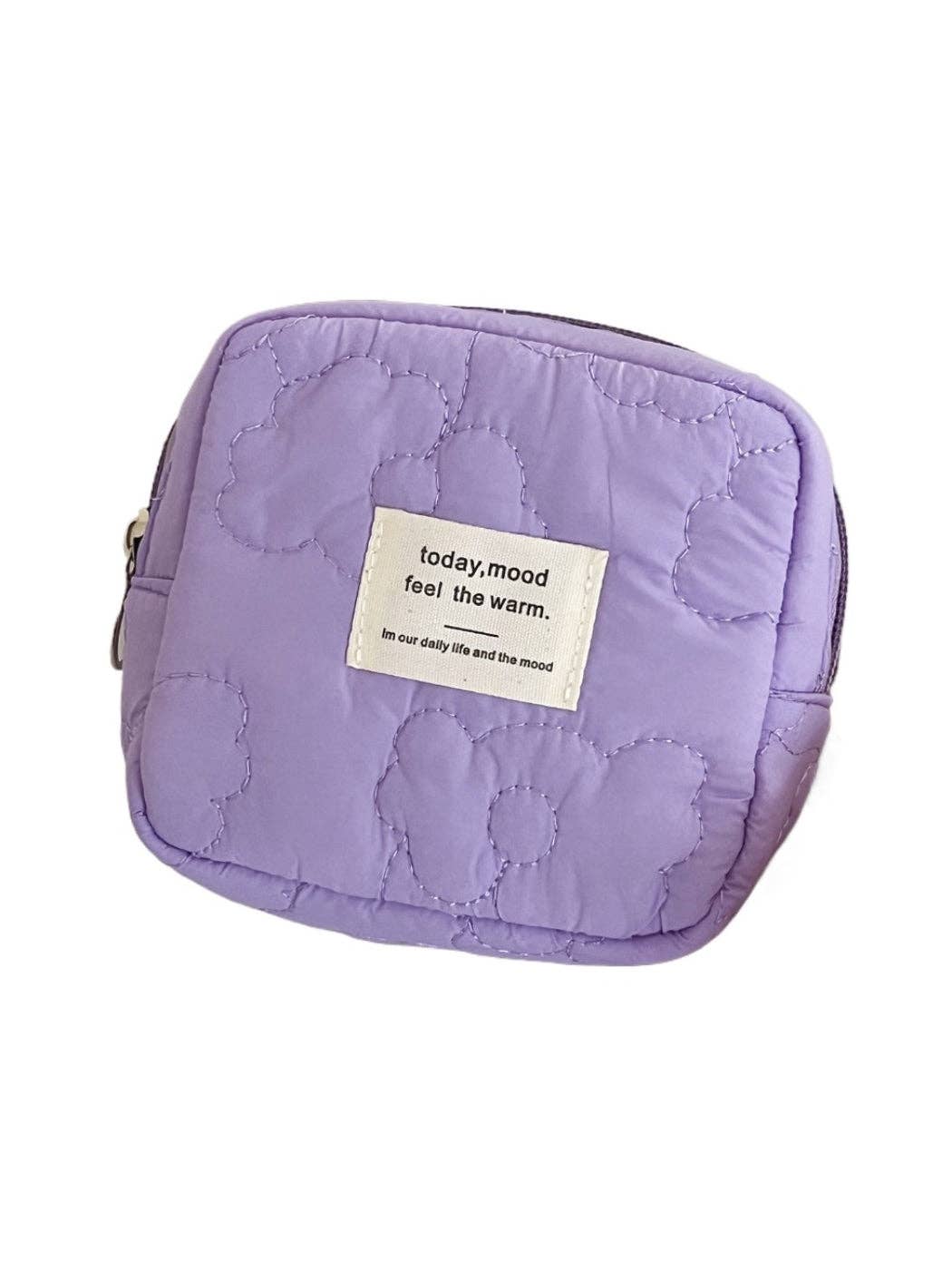 Funkyrel® Atzbranding Limited – Engroshandel Møntpung - Dame – Cosbai - Quiltet Blomstret Slikfarvet Møntpung0