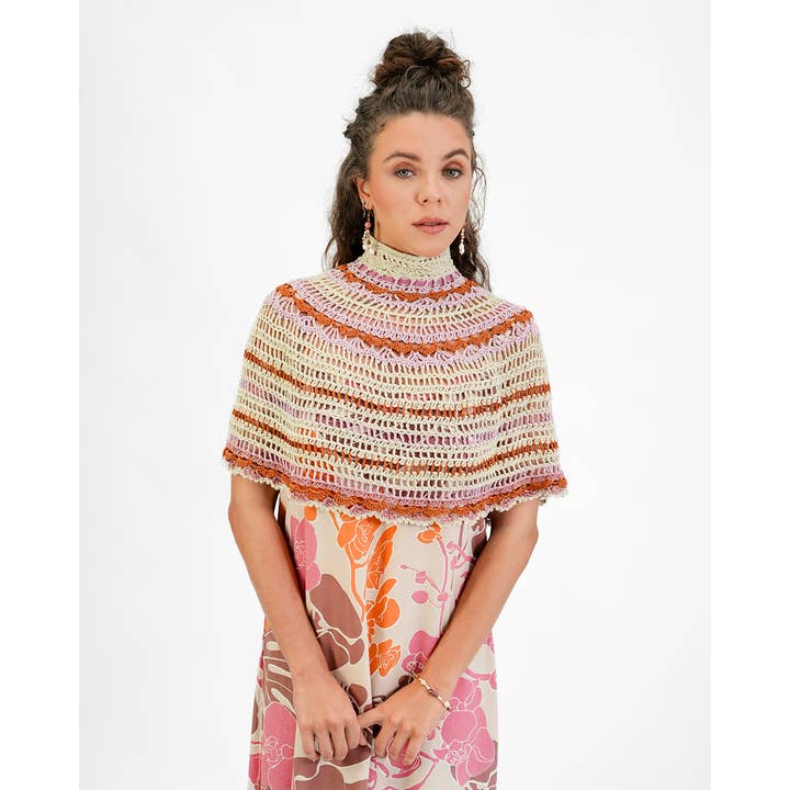 NY | Hæklet Skuldercape | Sienna for engroshandel hos Balizen Direct from Bali