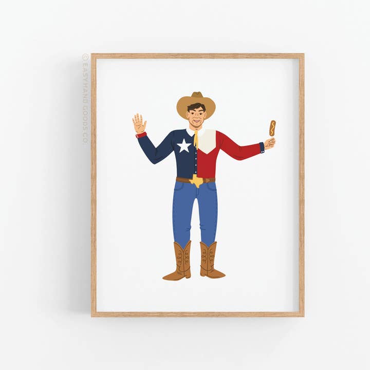 Big Tex Art Print for wholesale by Easyhand Goods – formerly Onderkast