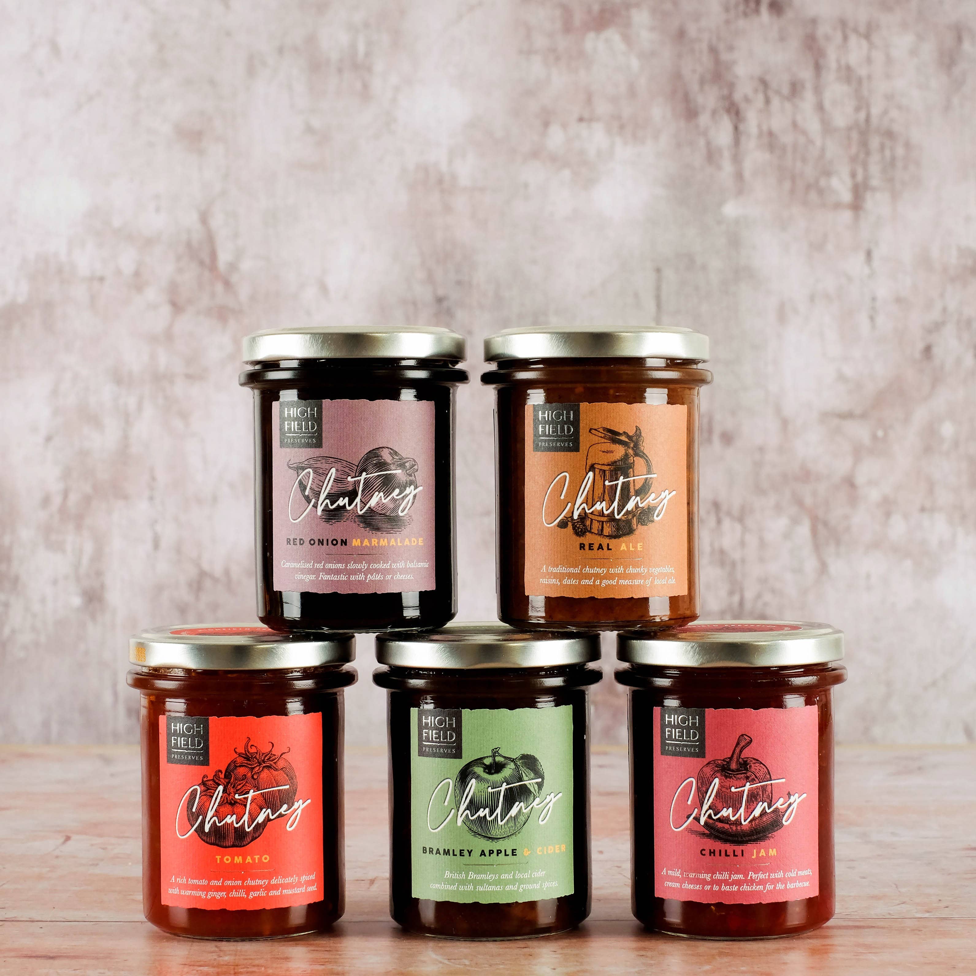 Highfield Preserves – wholesale Chutney – Tomato Chutney 210g2