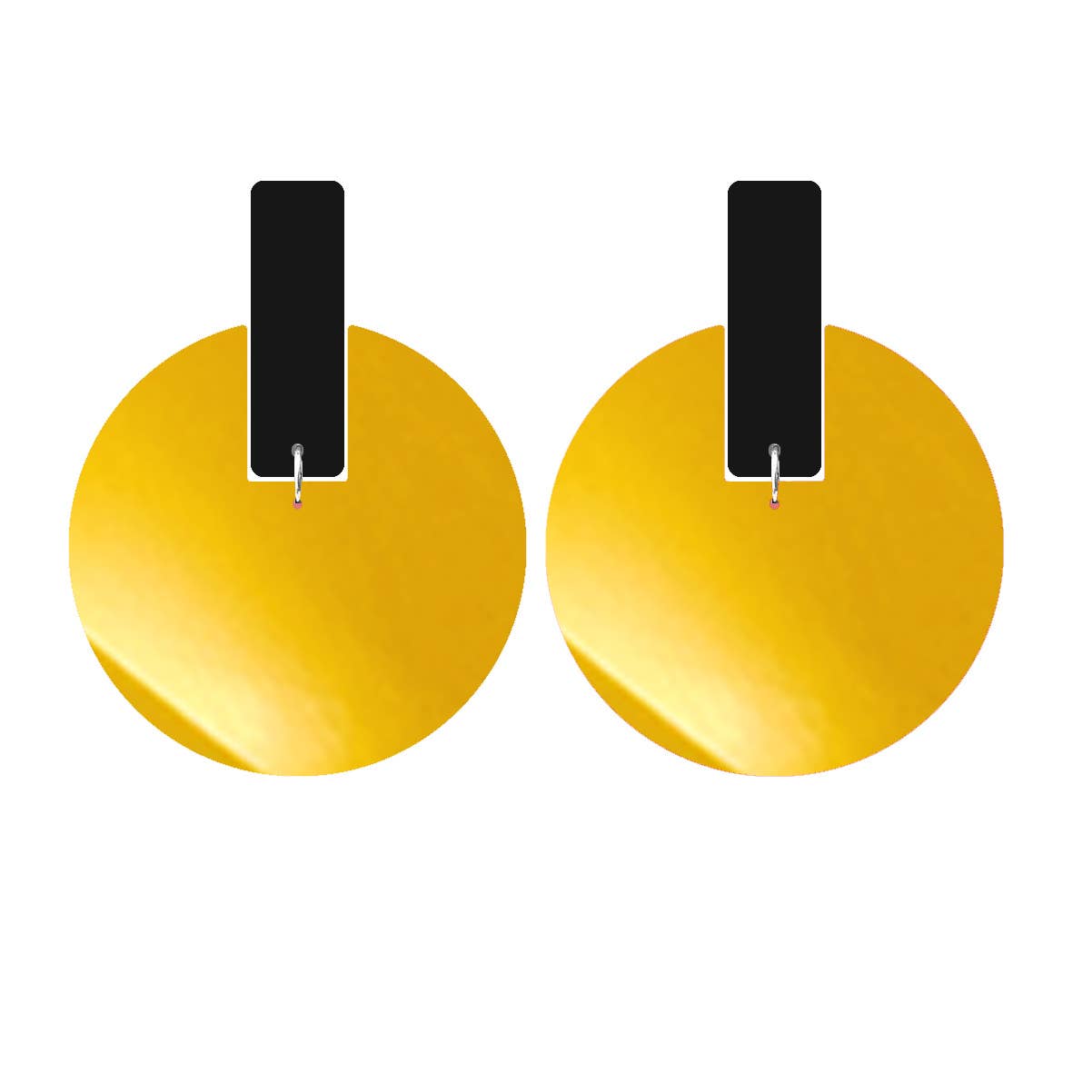 ALEX+SVET - Wholesale Dangle Earrings - ANITA LG "hoop" acrylic earrings LUSH GLOW line8