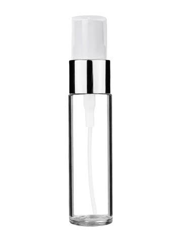 Best Bottles - Wholesale Spray Bottle - Cylinder Clear Glass Bottle with Sprayer-9ml(Multiple Trims)9