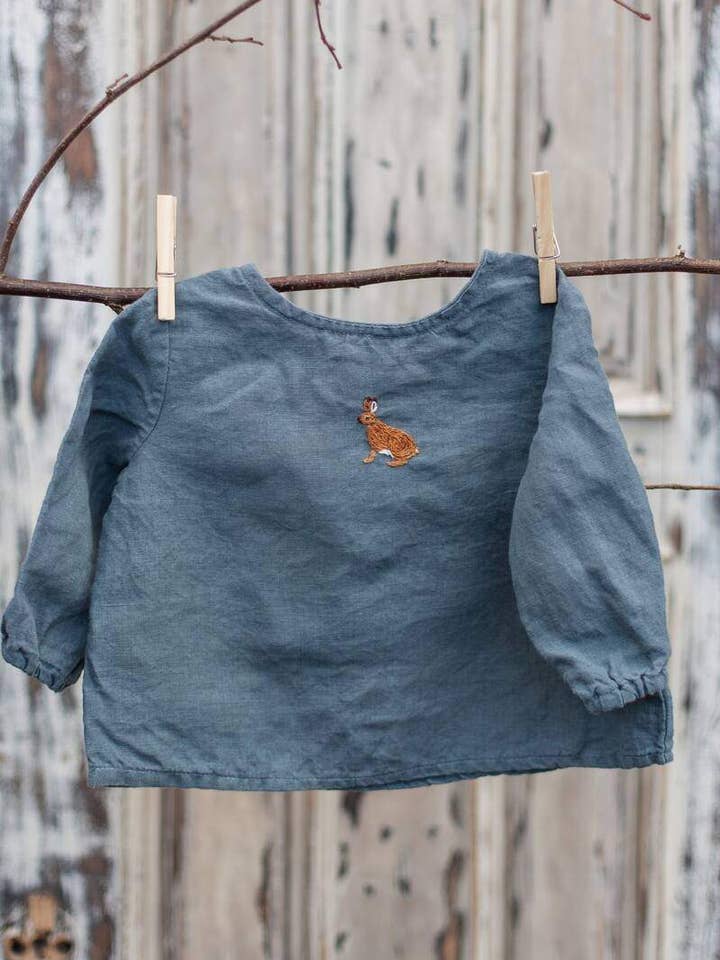 Camisa Charlie com Mangas Compridas (BEA5) por atacado de La Petite Alice