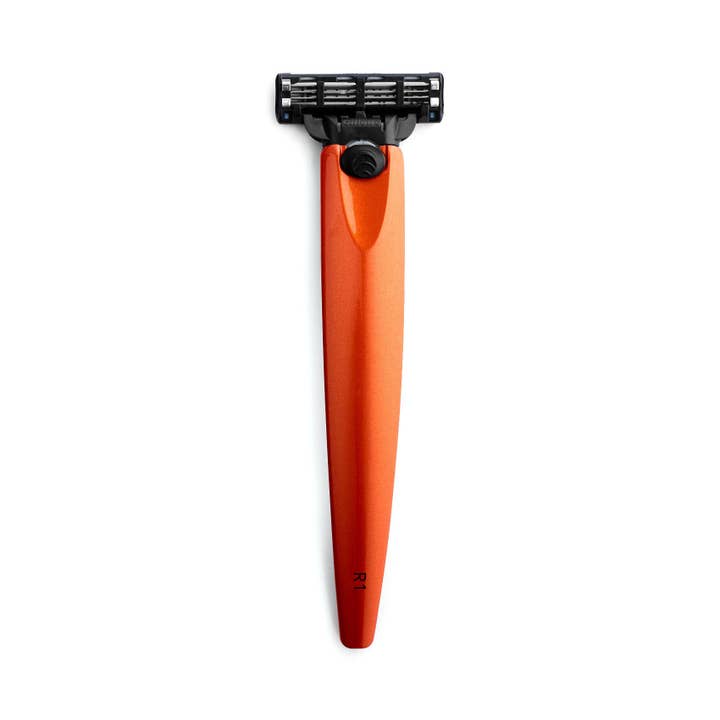 R1 Razor Burnt Orange - Gillette Mach3 Razor for wholesale by Bolin Webb