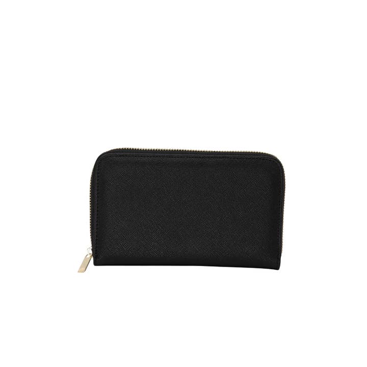 The Everyday Wallet - Noir pour la vente par York and Grace