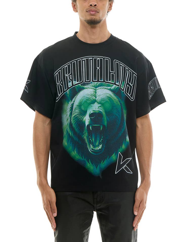 KDNK - Wholesale Screen Printed T-Shirt - Men's - BRUTALITY T-SHIRT