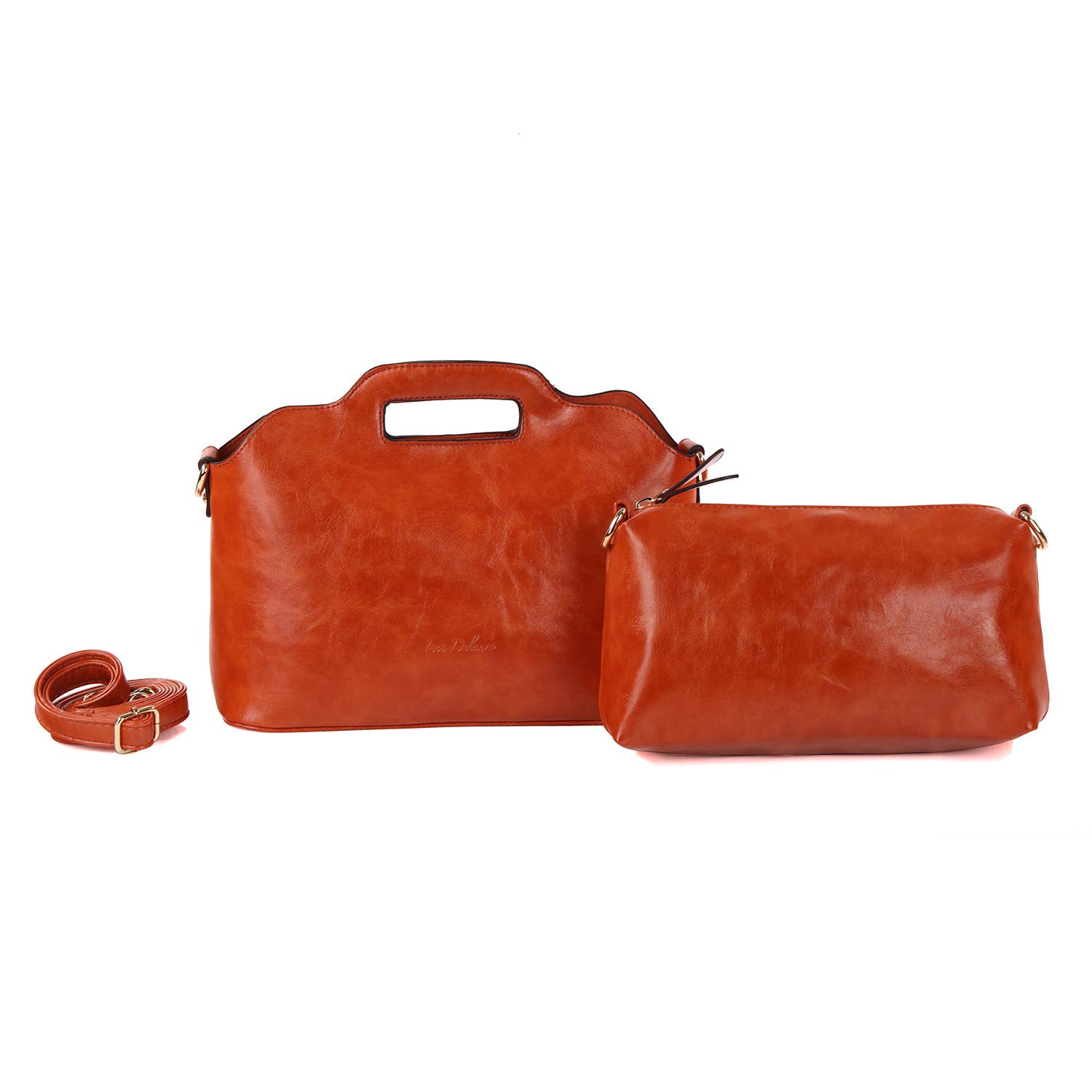 INES DELAURE – wholesale Top handle bag – women's – “Two in one” handbag31