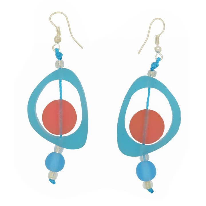 Nusantara Inc. - Wholesale Dangle Earrings - Diwali Resin Earrings-028035