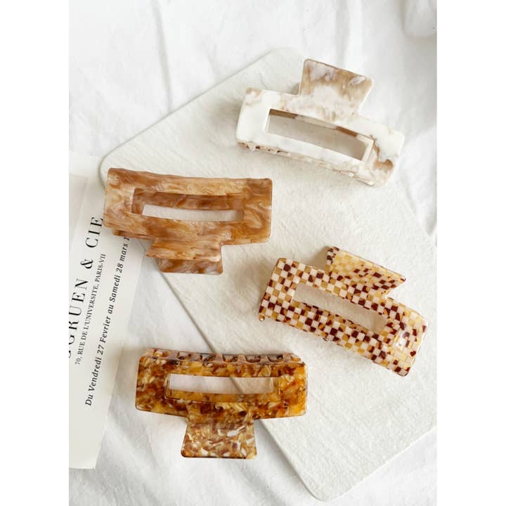 LoveLina - Wholesale Hair Clip - Women's - Jumbo 4-Inch Acetate Hair Claw - BETTY1