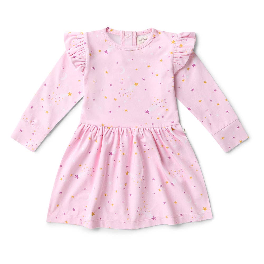 Snuggle Hunny - Wholesale Dress - Baby - Twinkle Long Sleeve Organic Dress9