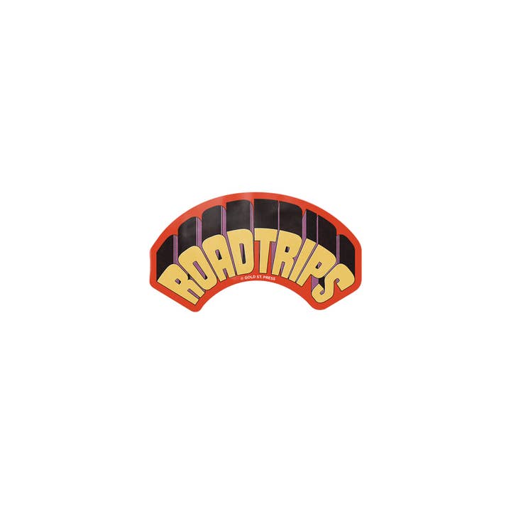 Roadtrips Sticker for wholesale by Gold St. Press