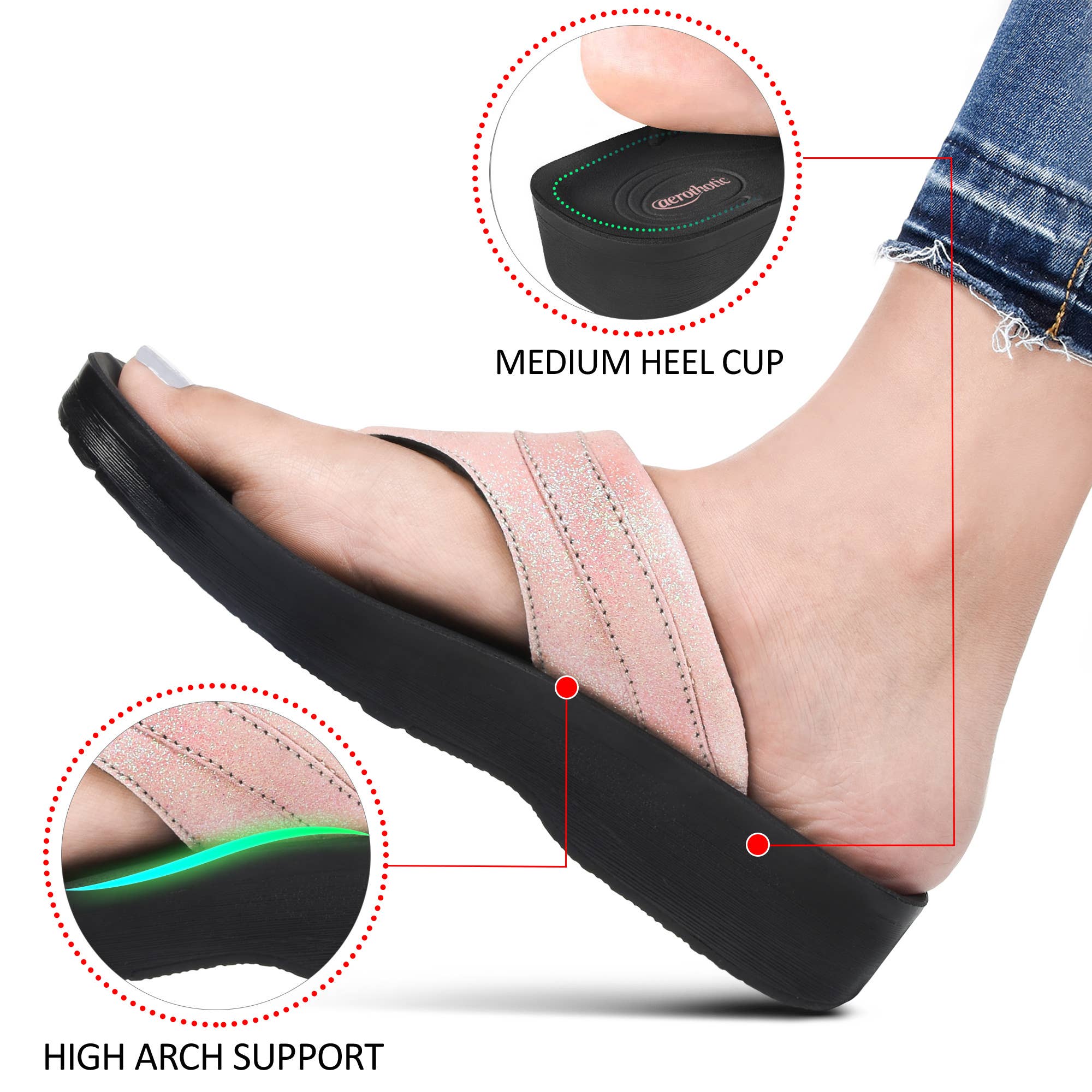 Aerothotic - Wholesale Sandals - Women's - Aerothotic - Glynis Comfortable Thong Women’s Sandals4