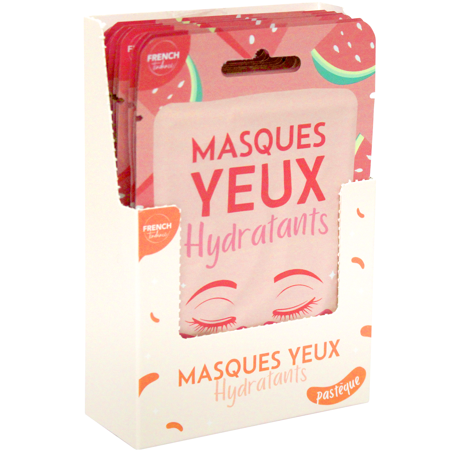 FRENCH TENDANCE - Wholesale Gezichtsmasker - Hydraterende oogpatches met watermeloengeur - FT0
