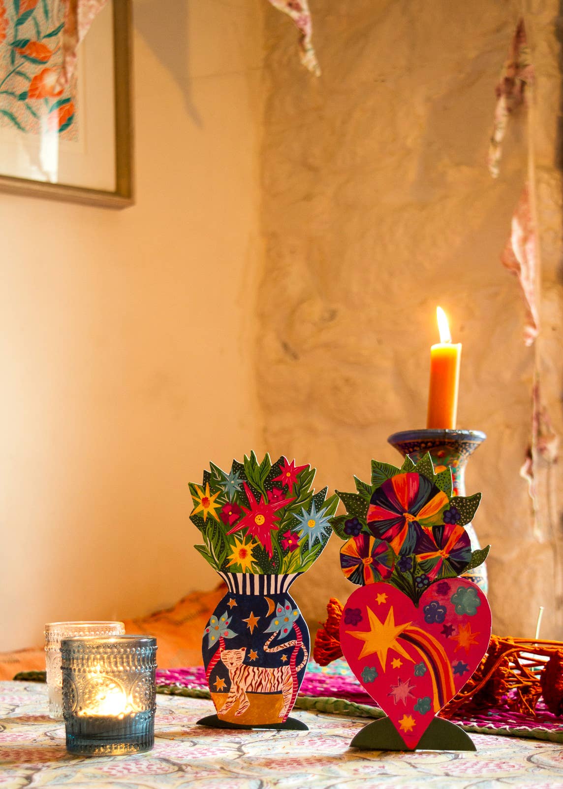 Hutch Cassidy - Vendita all'ingrosso Biglietti di auguri generici - Biglietto d'auguri con vaso pop-up magico a tigre7