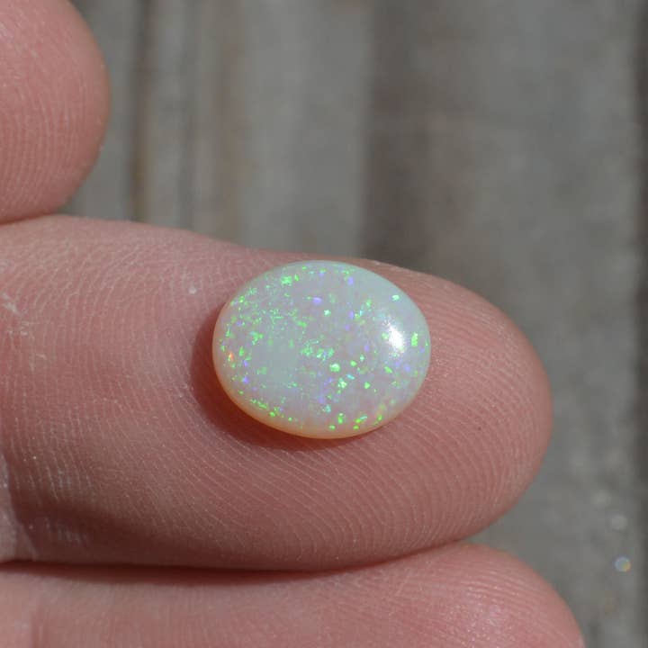 Australian Oval Opal, Natural Loose Opal Cabochon, 11mmx9mm for wholesale by OlliesOpals