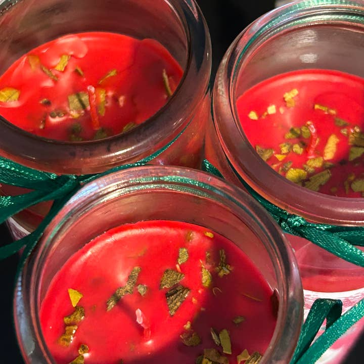 Envision Crystal - Wholesale Jar/Filled Candle - Yule Classic Christmas 7 Day Candle Scented - Witchy Spell2