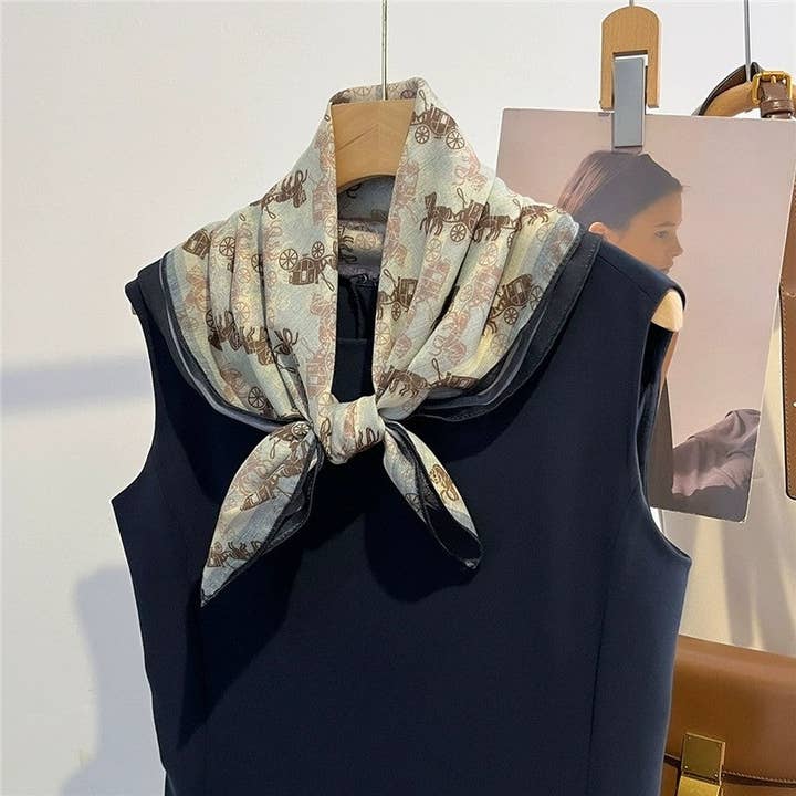 kycozy - Wholesale Scarf – Women's - Autumn Winter Embroidered Scarf With Beads3