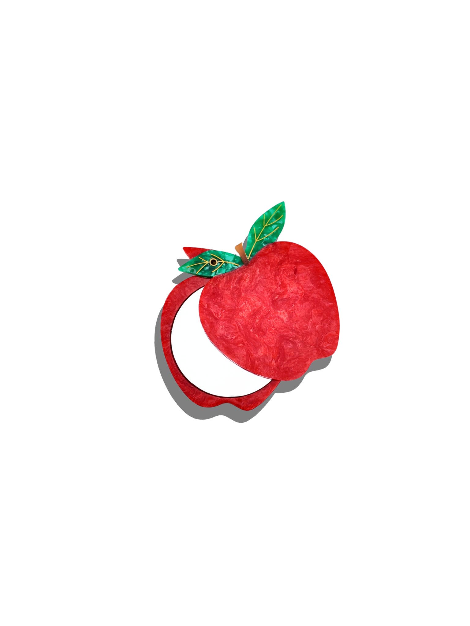 Solar Eclipse – wholesale Compact mirror – Hand-painted Apple Compact Mirror