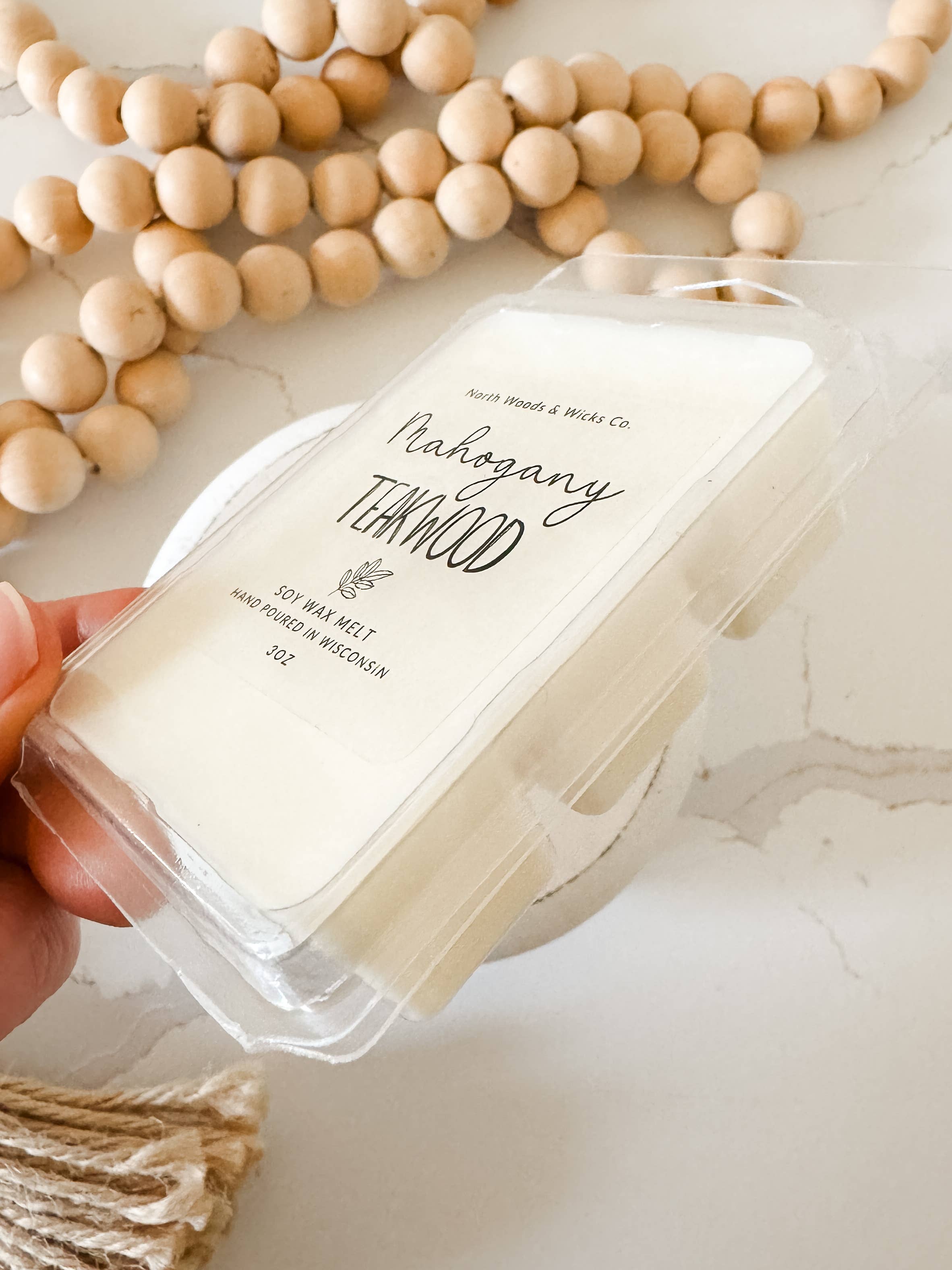 North Woods & Wicks Co - Wholesale Wax Melt - Mahogany Teakwood Soy Wax Melt2