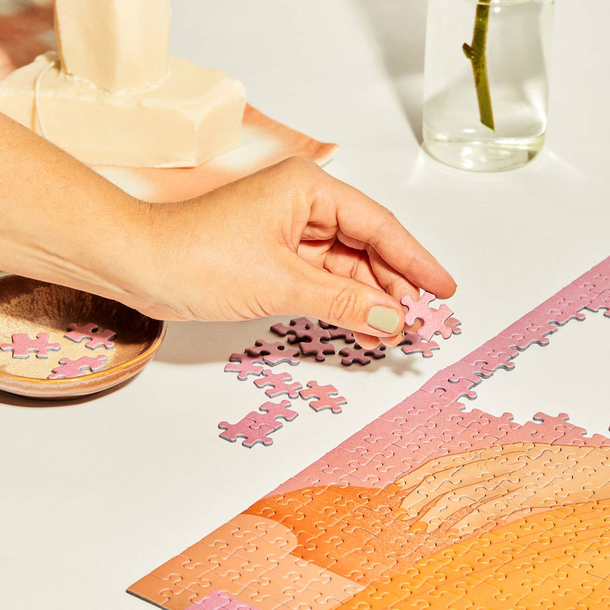 Wonderpieces - Wholesale Puzzel - Volwassene - Puzzel »Staring into the Void« | Illustratie Elif Küçük3