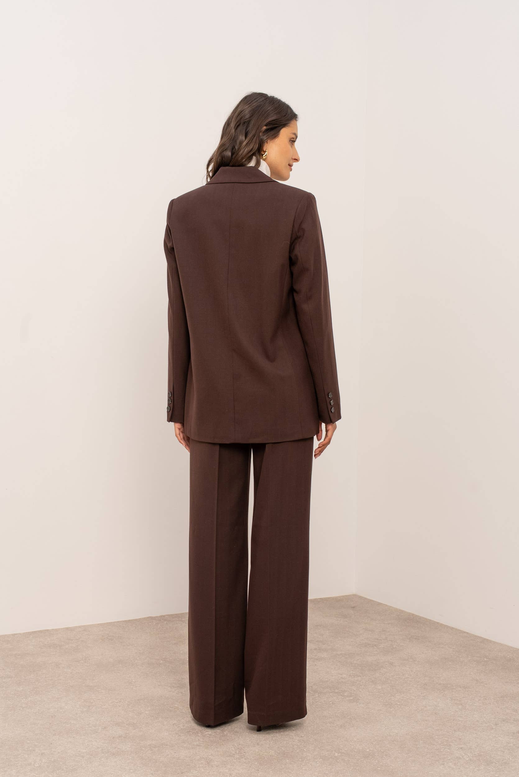 Attentif Paris - Wholesale Suit Jacket - Women's - Single-button straight blazer34