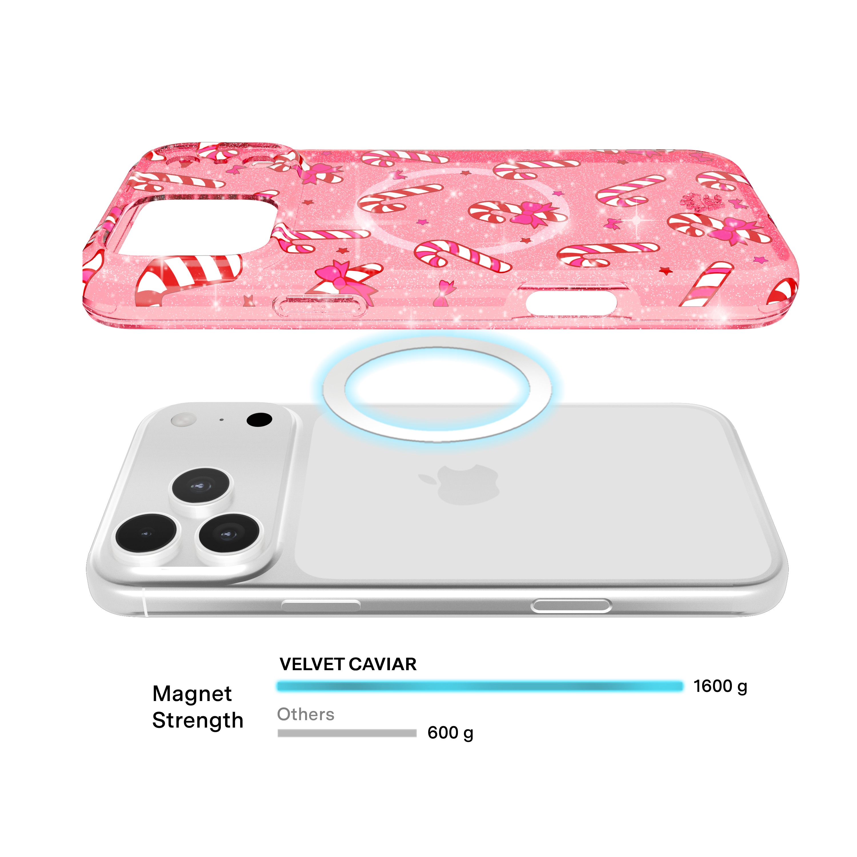 VELVET CAVIAR - Wholesale Phone Case - Women's - iPhone 17 Pro Max MagSafe Case - Pink Peppermint Princess4