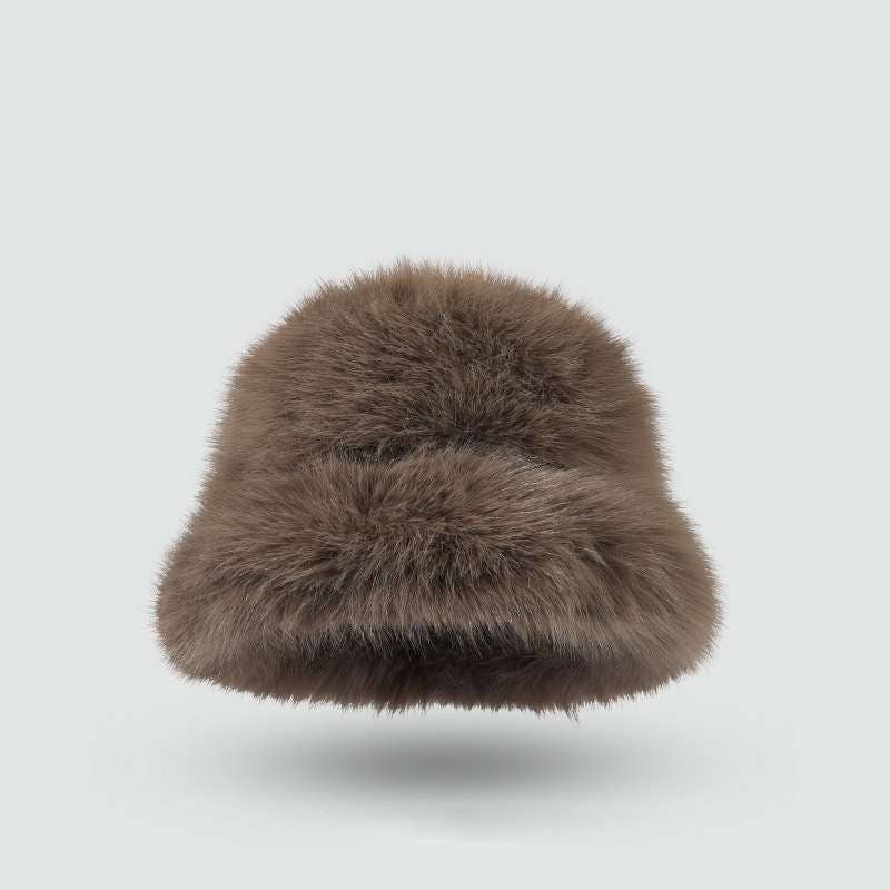 Crave by FW - Wholesale Bucket Hat - Women's - Faux Fur Bucket Hat12