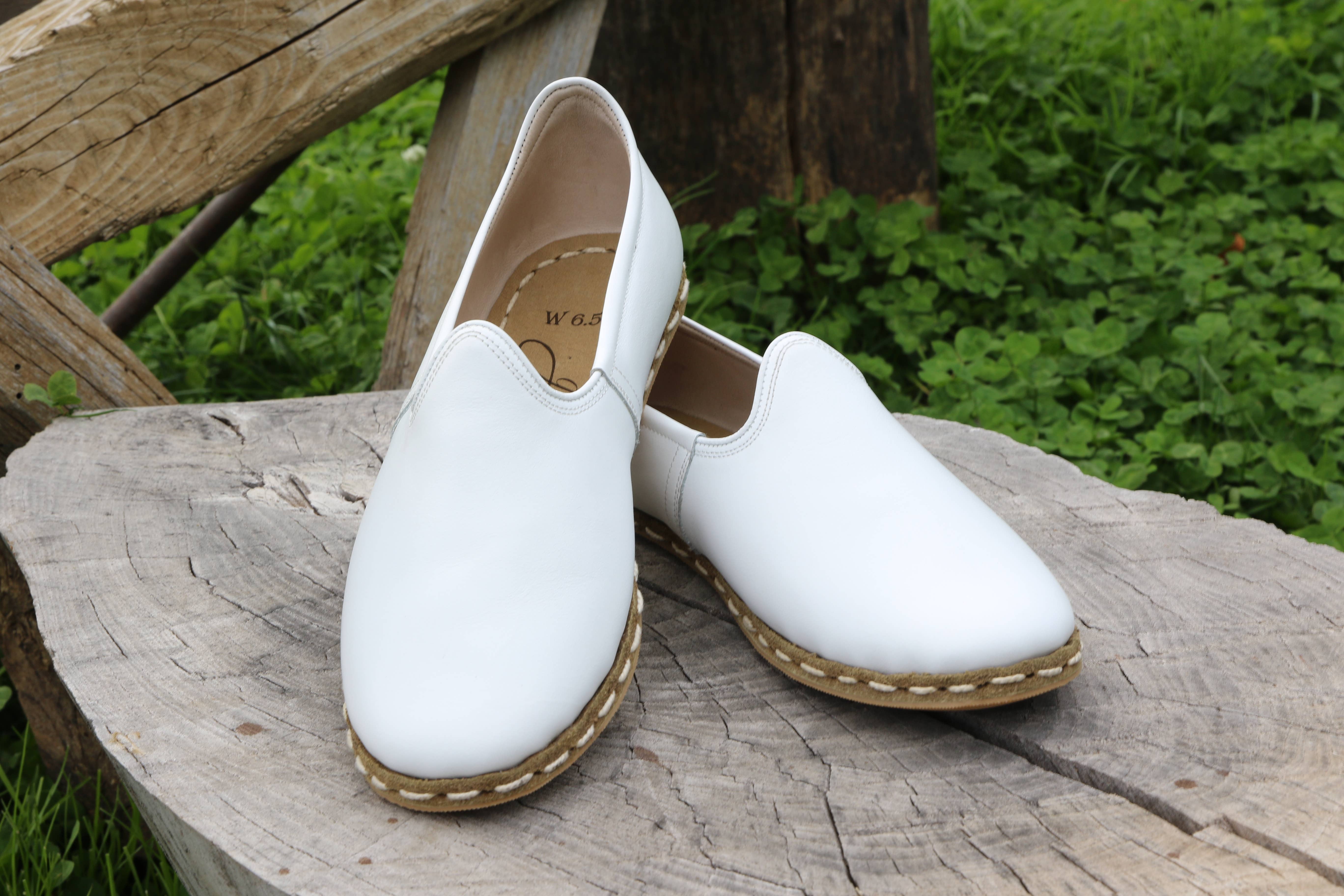 Gizze - Wholesale Slip On Sneakers - Women's - Classic Leather - White4