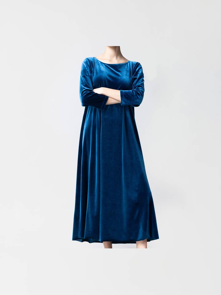 Abito Scicli Velvet por atacado de Chiara Boncompagno