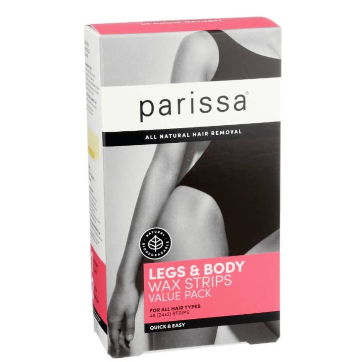 Parissa - Wholesale Body hair removal product - Legs & Body Wax Strips (Value Pack)1