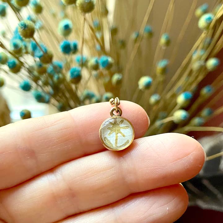 joeyfivecents - Venta al por mayor Collares con colgantes/abalorios - Collar de flores con colgante minúsculo de oro, caprichoso, inspirado en el jardín5