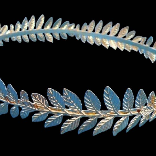 Baroque Style Gold Leaf Headband – Goddess-Inspired Elegance for wholesale by 2 Greeks Inc