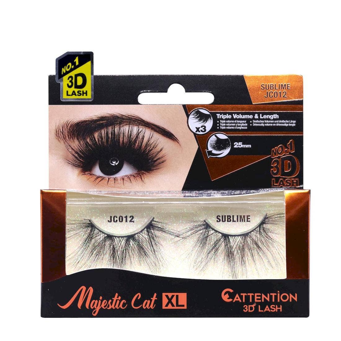 Diacly - Wholesale False/Fake Eyelashes - Ebin New York 3D XL Majestic Cat Eyelashes3