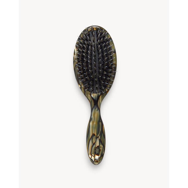 Ultralight Hair Brush in Midnight Horn for wholesale by MACHETE